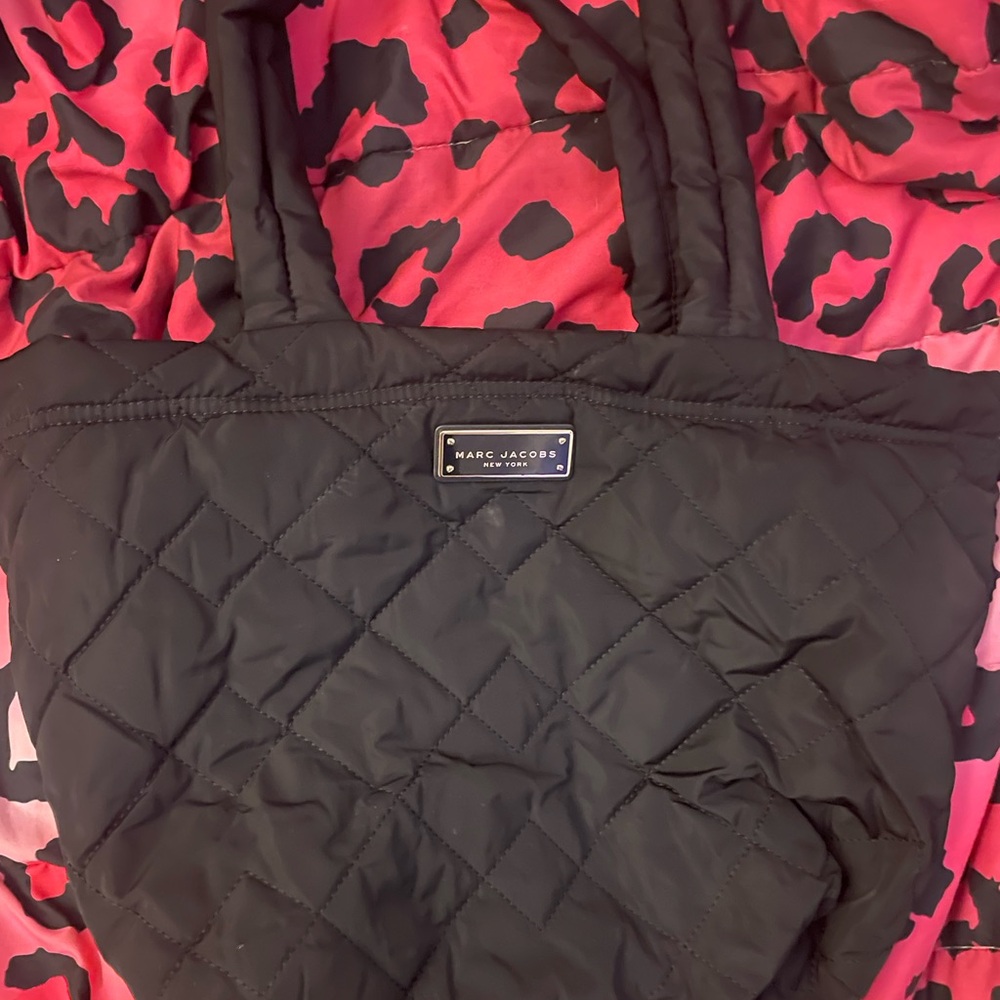 Marc Jacobs Black Quilted Tote Bag